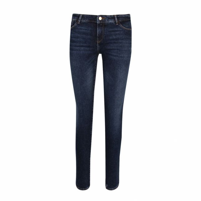 Womens Blue J23 Mid Rise Push Up Skinny Jeans