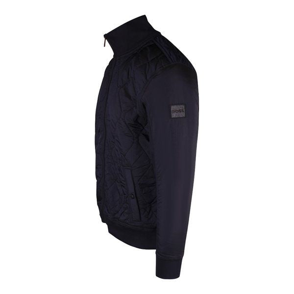 Mens Dark Blue Zequilt Jacket