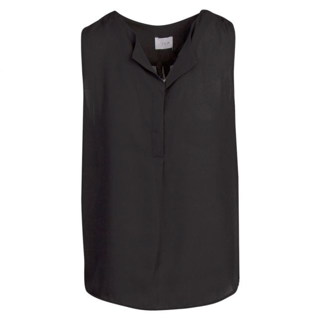 Womens Black Vilucy Vest Top