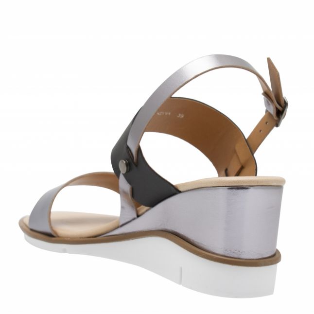 Womens Pewter Nevva Wedge Sandals