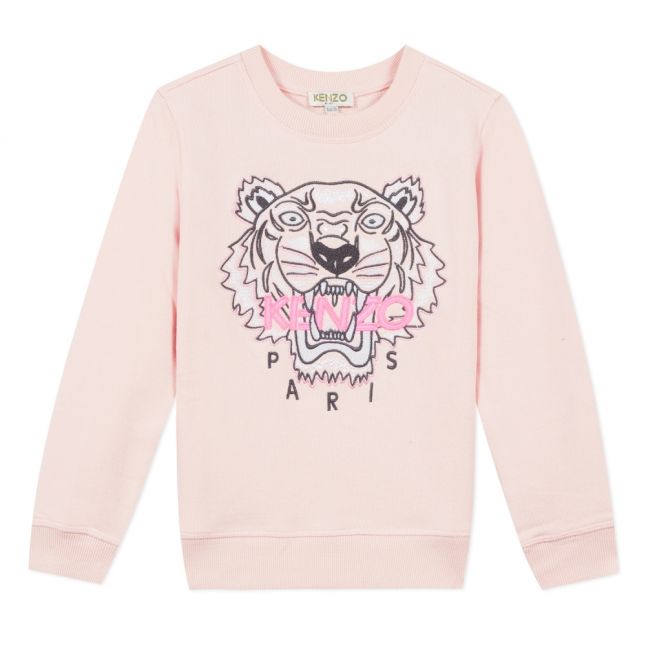 Junior Pale Pink Tiger Sweat Top