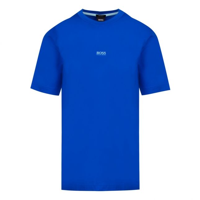 Casual Mens Bright Blue Tchup Centre Logo S/s T Shirt