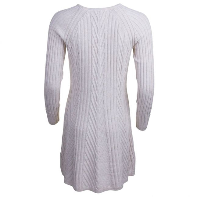 Womens Open White Willabelle Knitted Dress