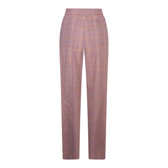 Womens Multi Check Wide Leg Trousers