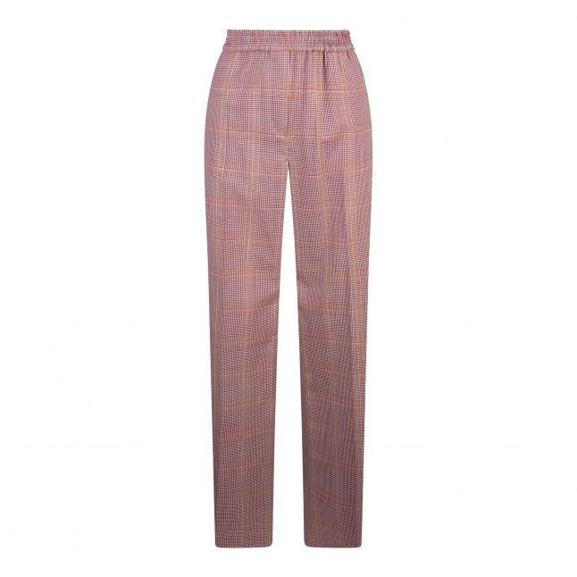 Womens Multi Check Wide Leg Trousers