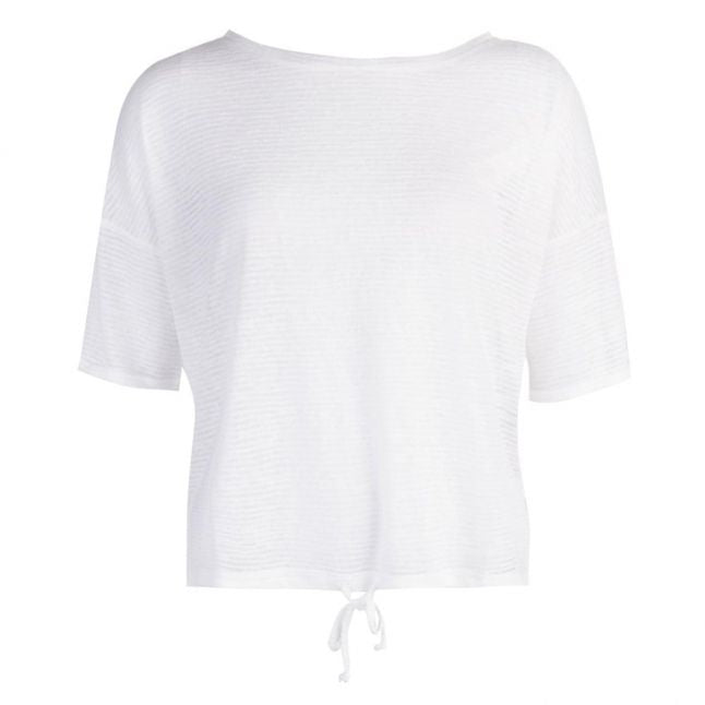 Womens Summer White Vlore Sheer Jersey S/s T Shirt