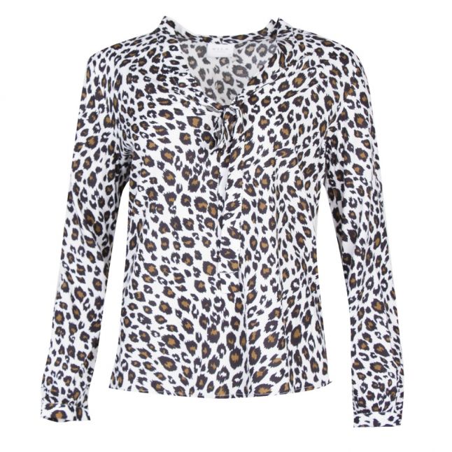 Womens Cloud Dancer Tiana Animal Blouse