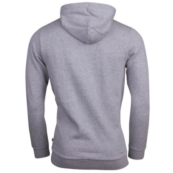 Mens Medium Grey Marl Burgee Hooded Sweat Top