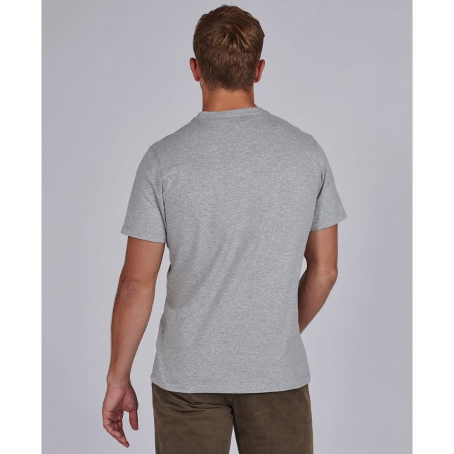 Mens Grey Marl Signature S/s T Shirt