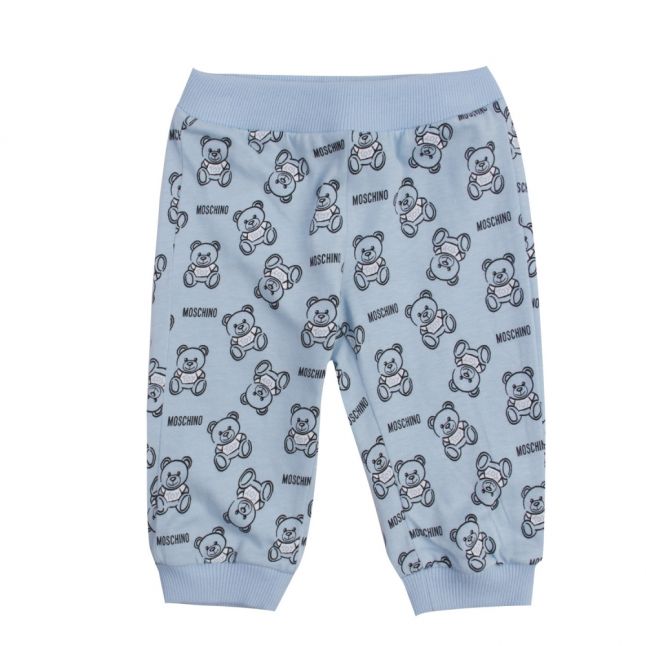 Baby Sky Blue Toy L/s T & Bottoms Set