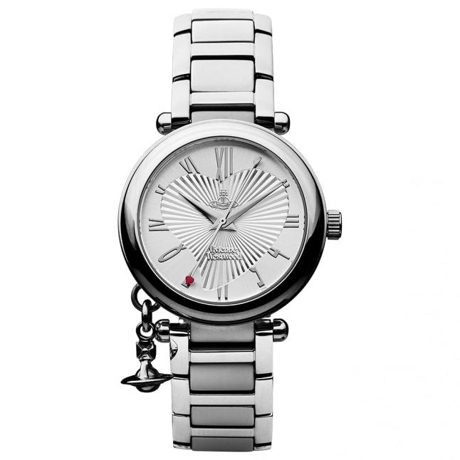 Womens Vivienne Westwood Silver Orb Bracelet Watch