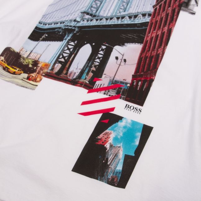 Casual Mens White Toll 3 NYC S/s T Shirt