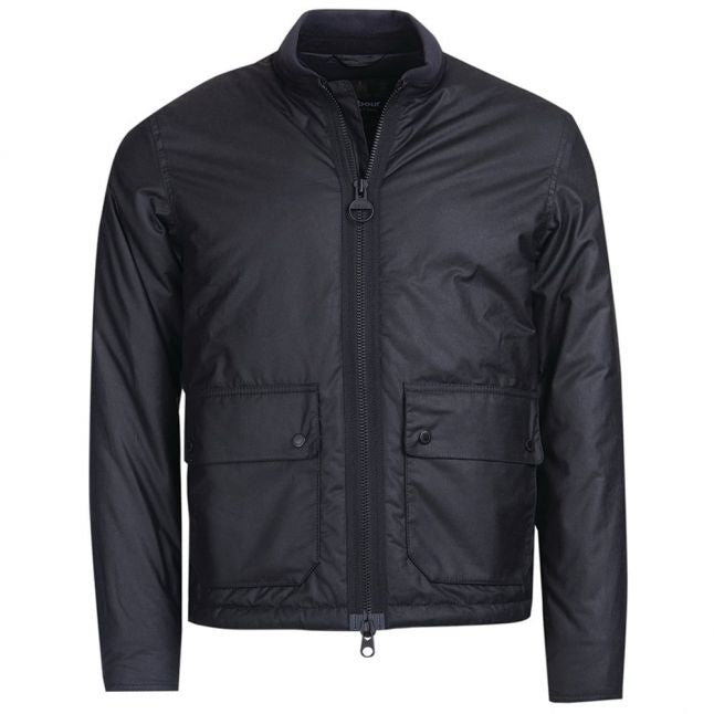 Mens Black Injection Wax Jacket