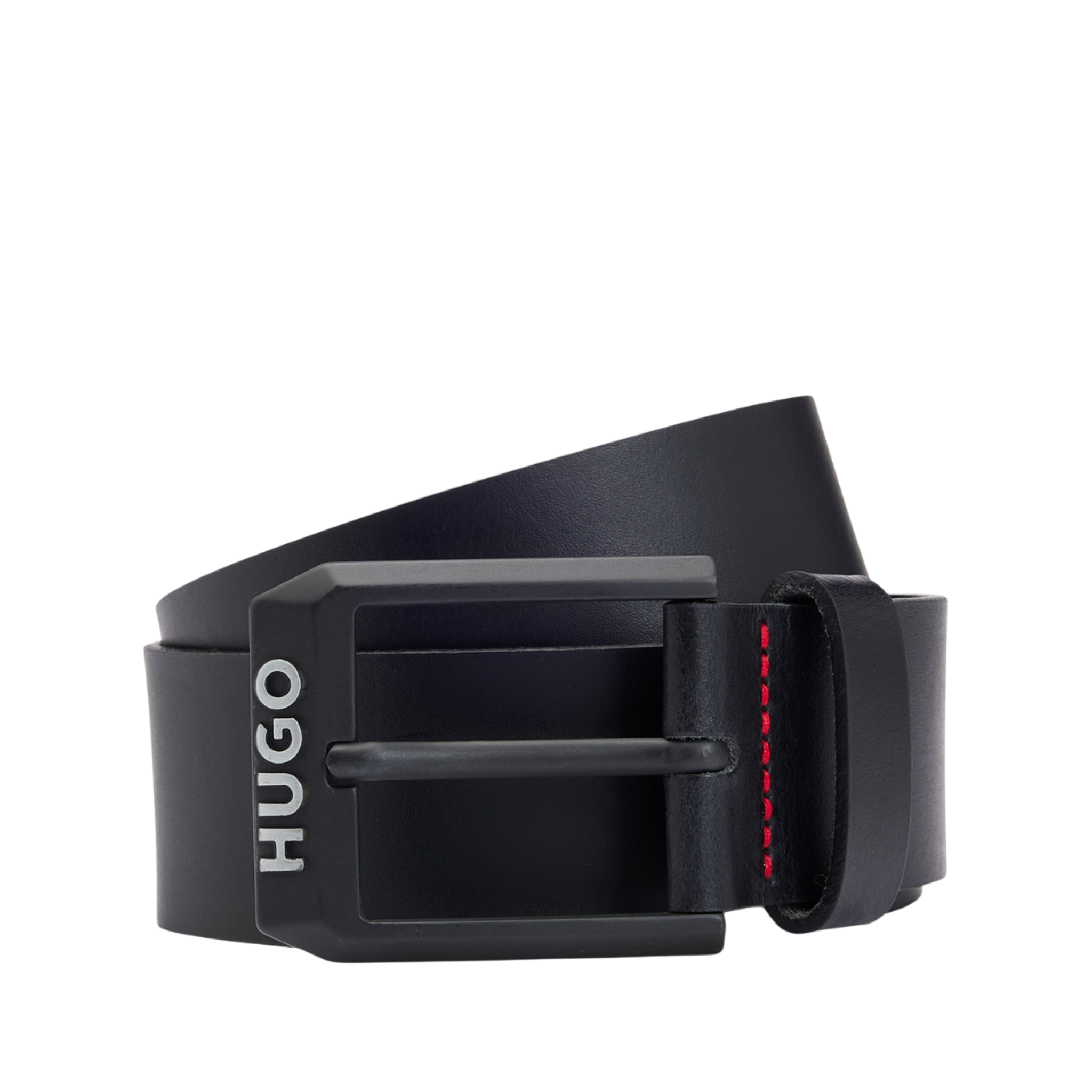 Mens HUGO Black Gelio-B_Sz40 Belt