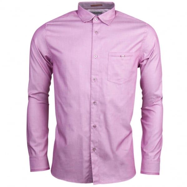 Mens Pink Ifel L/s Shirt