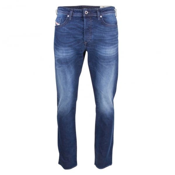 Mens Blue Buster Tapered Jeans