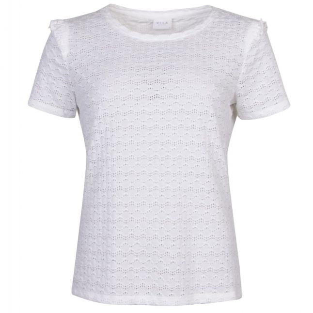 Womens Cloud Dancer Viwisty S/s T Shirt