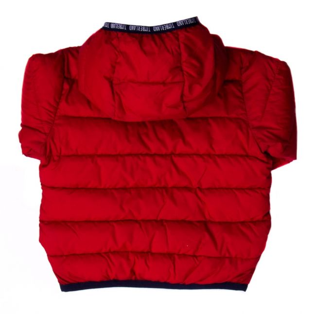 Baby Red Hooded Puffer Jacket