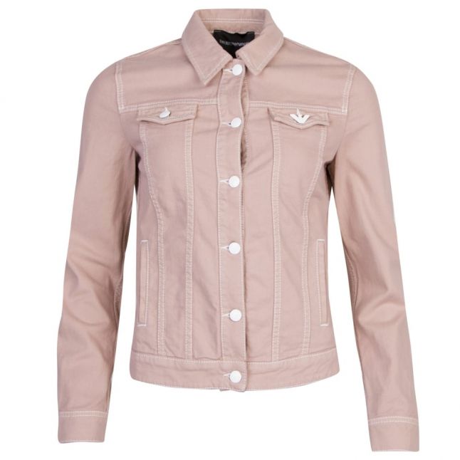 Womens Pink Denim Jacket