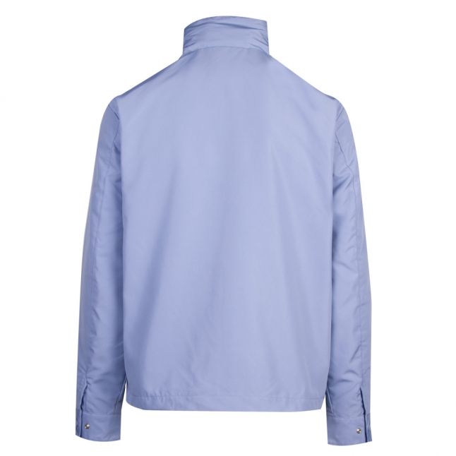 Mens Pale Blue Branded Zip Thru Jacket