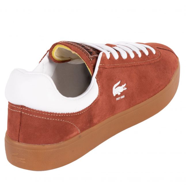 Mens Brown/Gum Baseshot Suede Trainers