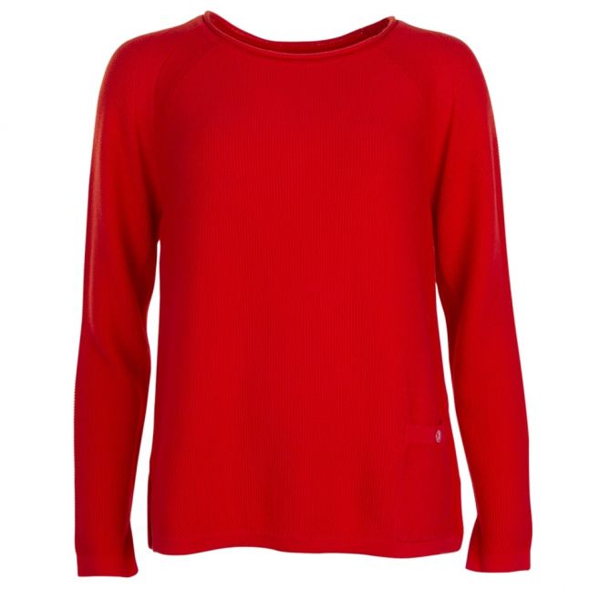 Lifestyle Womens Signal Orange Pembrey Knitted Jumper