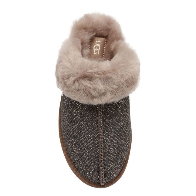 Womens Caribou Scuffette II Caviar Slippers