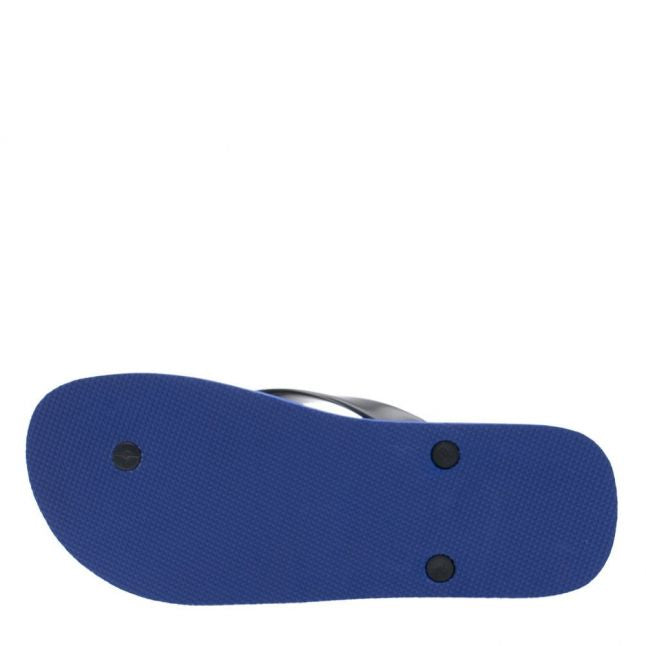 Mens Blue Octopus Disc Flip Flops