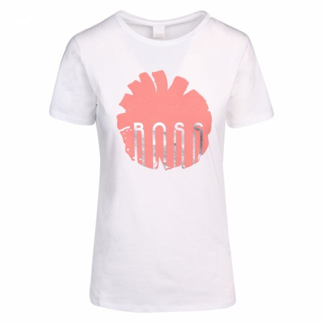 Casual Womens White Teblossom S/s T Shirt