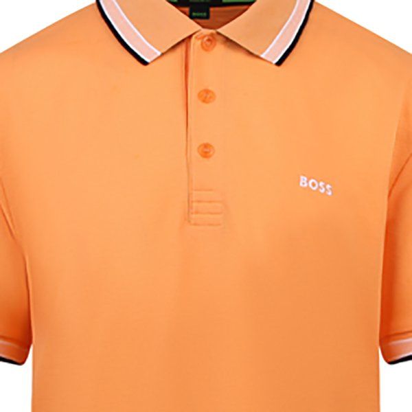 Mens Open Orange Paddy S/s Polo Shirt