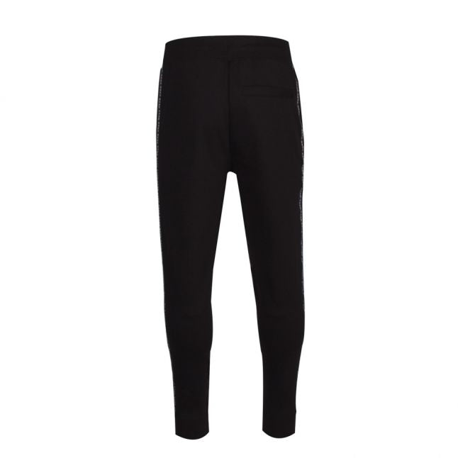 Mens Black Drapani Trim Sweat Pants