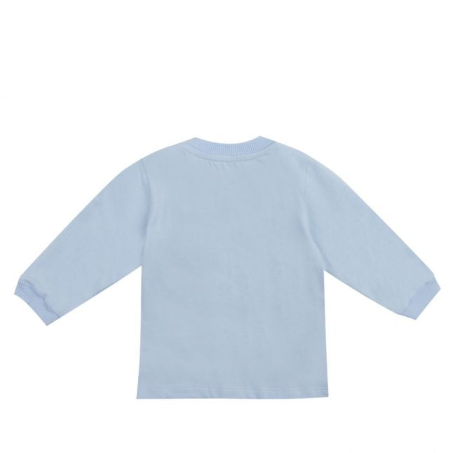 Baby Sky Blue Toy L/s T & Bottoms Set