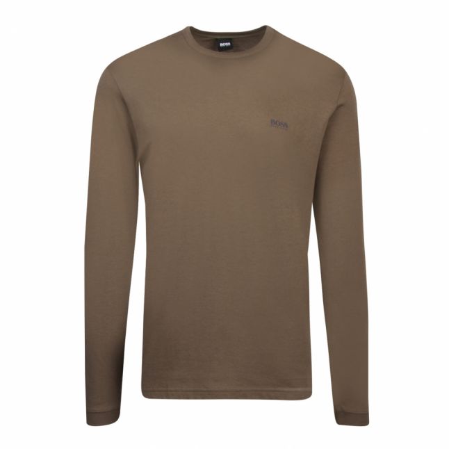 Athleisure Mens Khaki Togn Small Logo L/s T Shirt