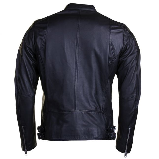 Mens Black L-Marton Leather Jacket