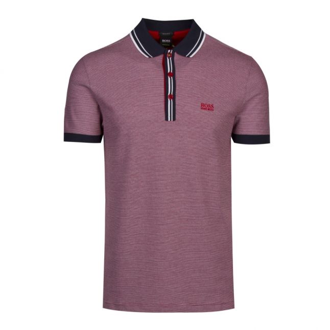 Athleisure Mens Red Paddy 2 Regular Fit S/s Polo Shirt