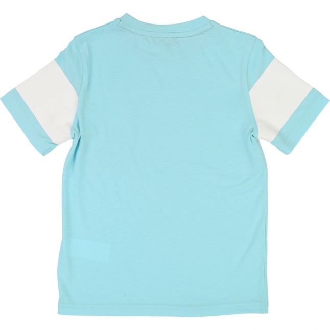 Boys Turquoise Go Faster Logo S/s T Shirt