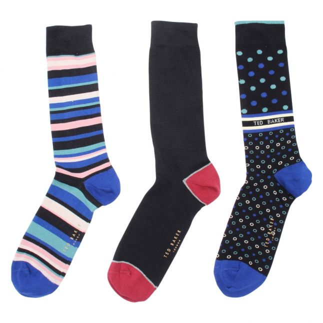 Mens Assorted Granada 3 Pack Sock Gift Set