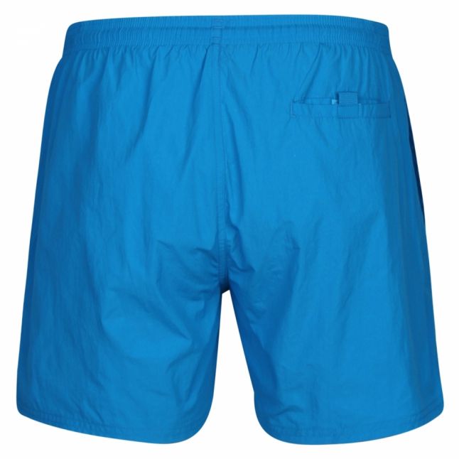 Mens Turquoise Octopus Side Logo Swim Shorts