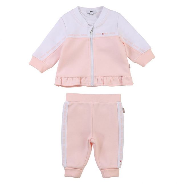 Baby Pink 3 Piece Tracksuit Gift Set