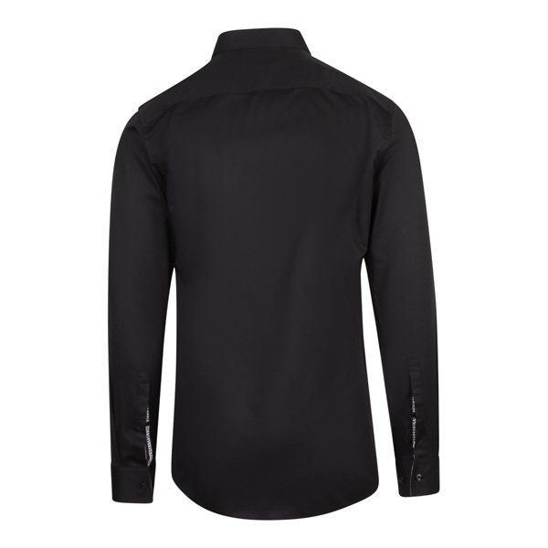 Mens Black Ekoy Slim L/s Shirt