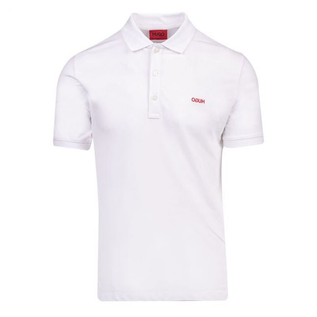 Mens White Dinos202 S/s Polo Shirt