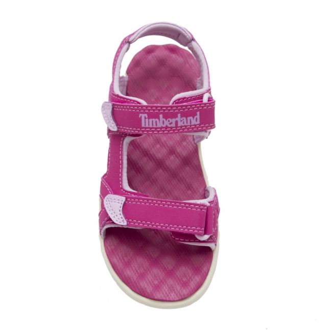 Toddler Girls Pink Perkins Row 2-Strap Sandals (26-30)