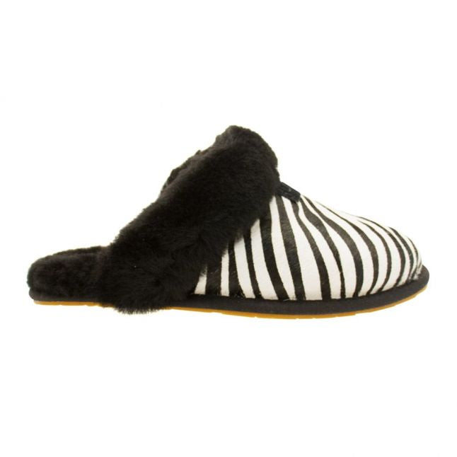 Womens Zebra Scuffette II Exotic Slippers