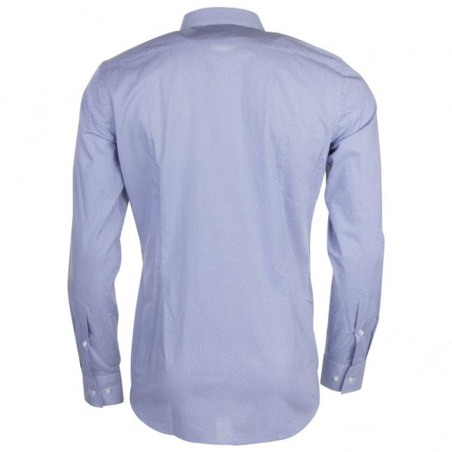 Mens Bright Blue C-Jason Slim L/s Shirt