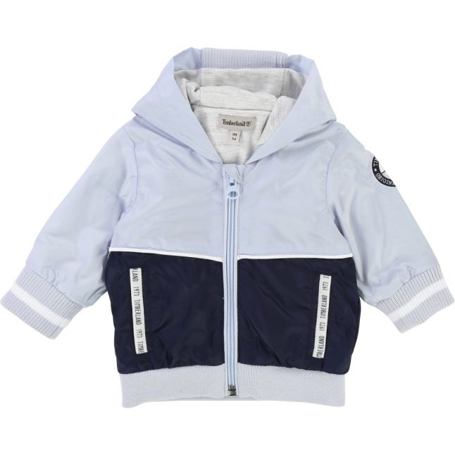 Baby Pale Blue Hooded Jacket