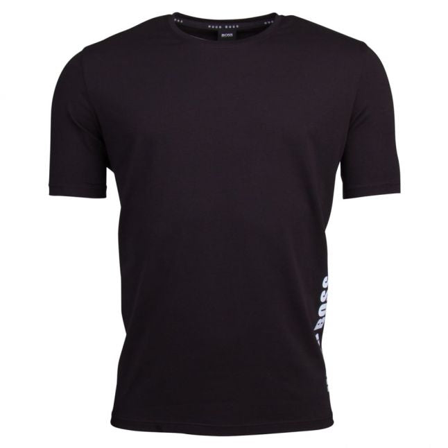 Mens Black Block Logo S/s T Shirt