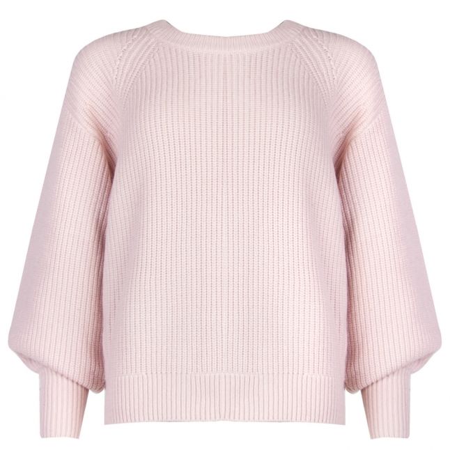 Womens Rosewater Balloon Sleeve Oversized Knitted Jumper