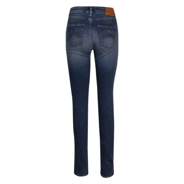 Womens Blue Wash J18 High Rise Slim Fit Jeans