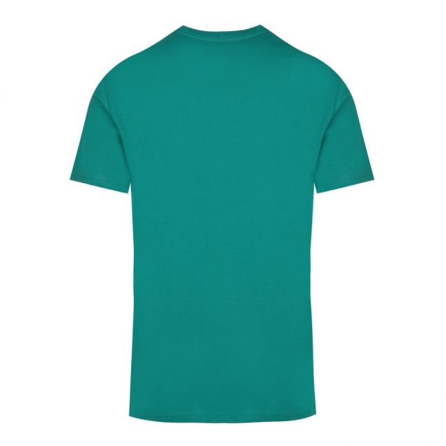 Mens Emerald Green Big Logo Beach Regular Fit S/s T Shirt