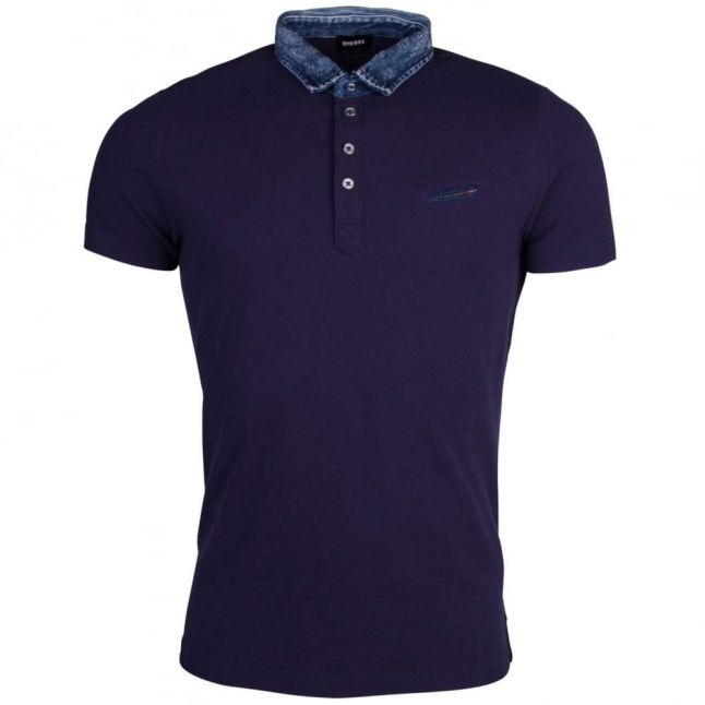 Mens Blue T-Sam S/s Polo Shirt